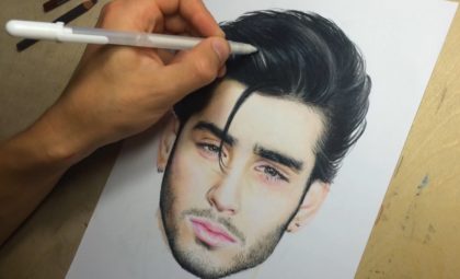 Zayn Malik Pic Drawing Drawing Skill