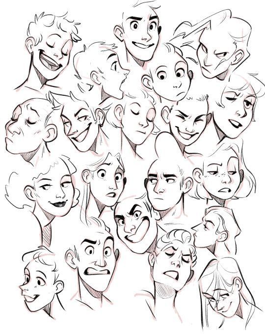 Face Expression Drawing Pictures Drawing Skill
