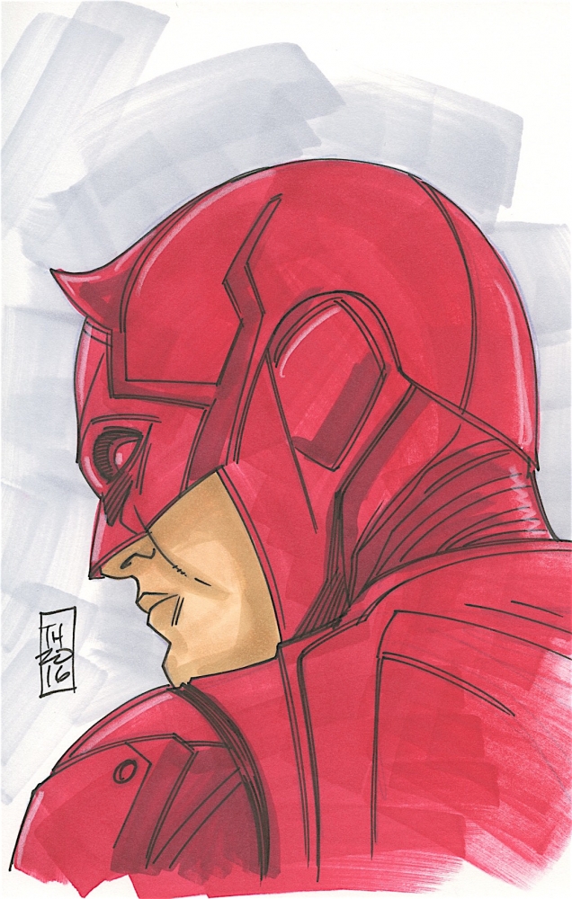 Daredevil Drawing Pencil Sketch Colorful Realistic Art Images