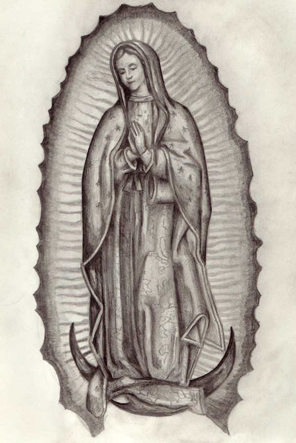 The Virgin Mary Drawing Virgin Mary Drawings At
