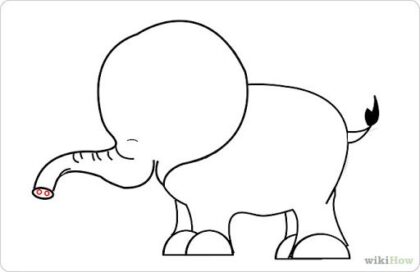 Cute Elephant Drawing Amazing Drawing Skill