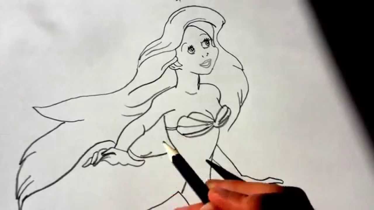Ariel The Little Mermaid Best Drawing