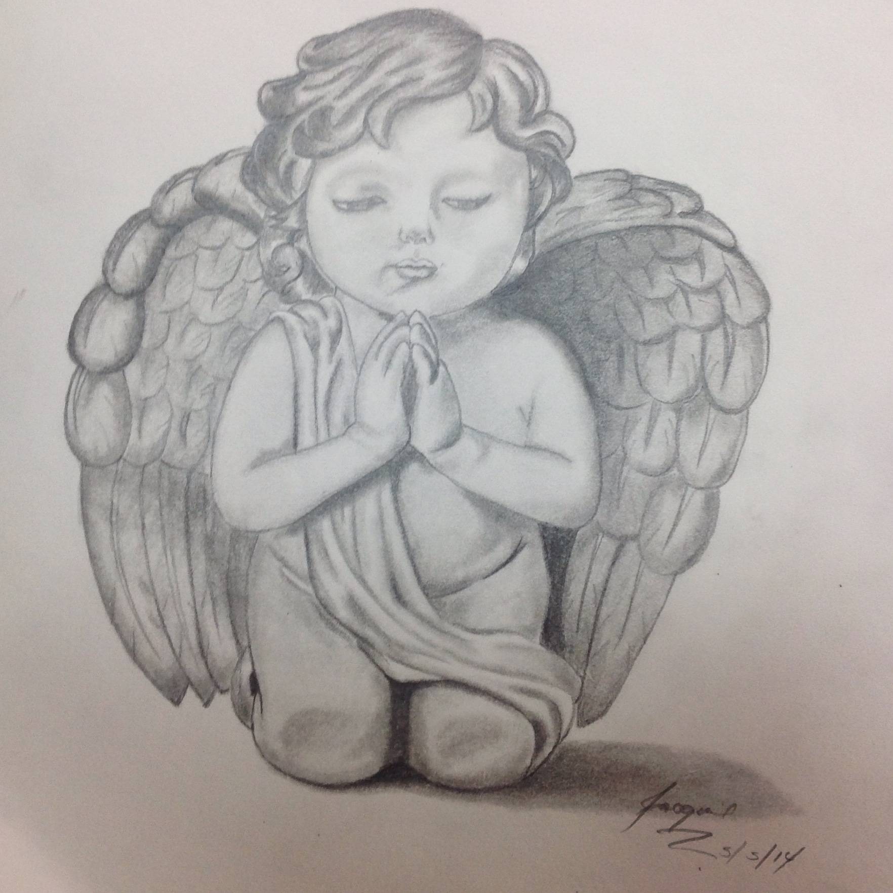 Baby angel sketch by farooky on DeviantArt