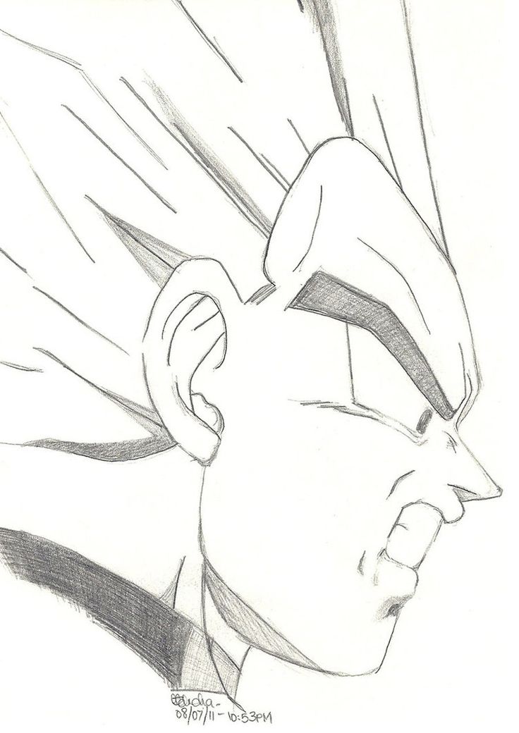 ✎#7 - Dragon Ball Super // Drawing of Super Saiyan God Vegeta | PeakD