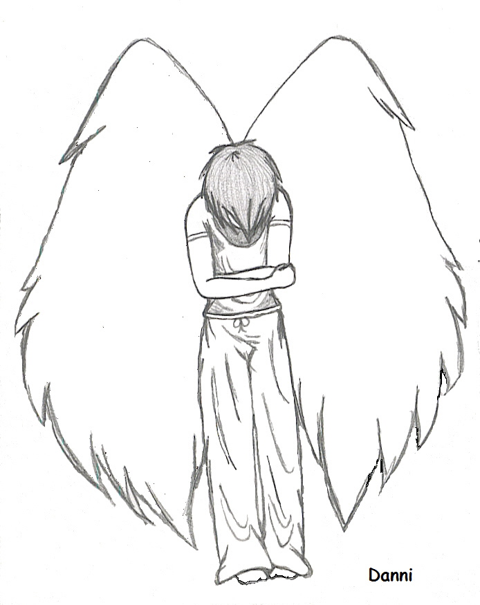 Рисунки для срисовки крылья демона - 95 фото