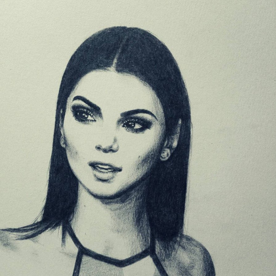 Kendall Jenner Outline by Cstuddard on DeviantArt