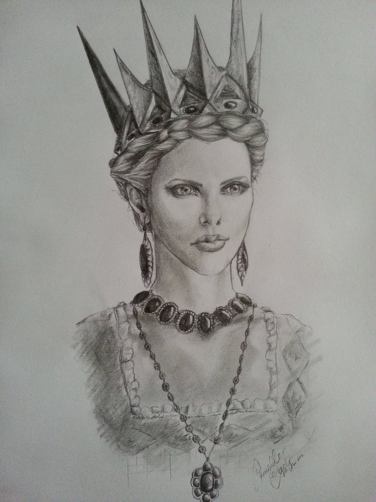 Ravenna .the Evil Queen drawing by mathio91 on DeviantArt