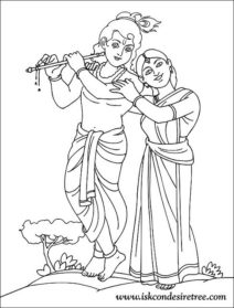 Radha Krishna Realistic Drawing - Drawing Skill