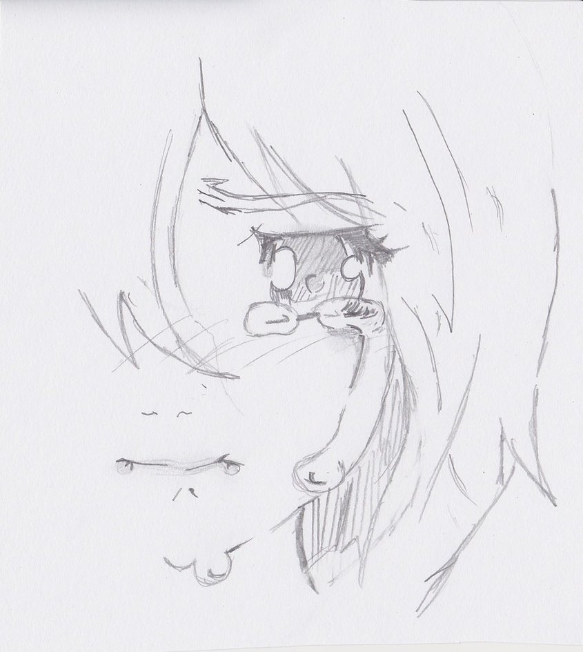 how to draw a sad anime girl