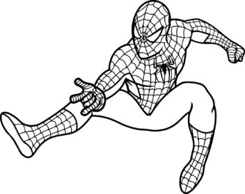 Spiderman Picture Drawing - Drawing Skill