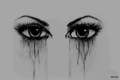 Tears Realistic Drawing - Drawing Skill