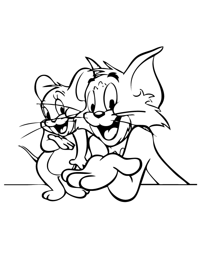 Tom and jerry coloring page-10