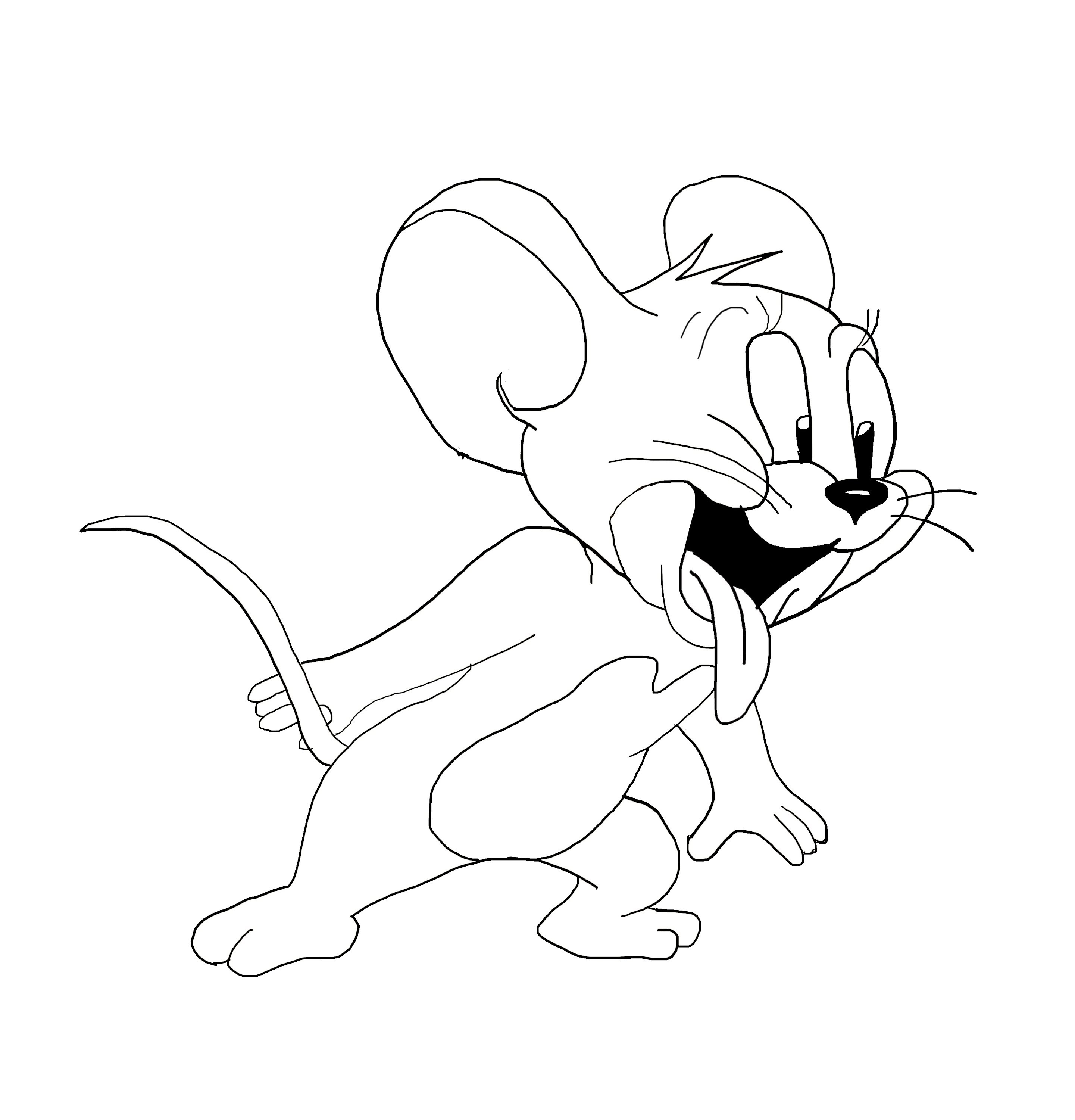 How to Draw Jerry Mouse  Tom  Jerry  YouTube