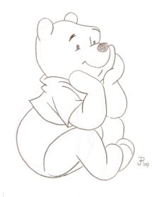 Winnie The Pooh Picture Drawing - Drawing Skill