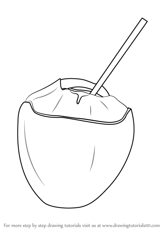 Coconut Drawing Pic