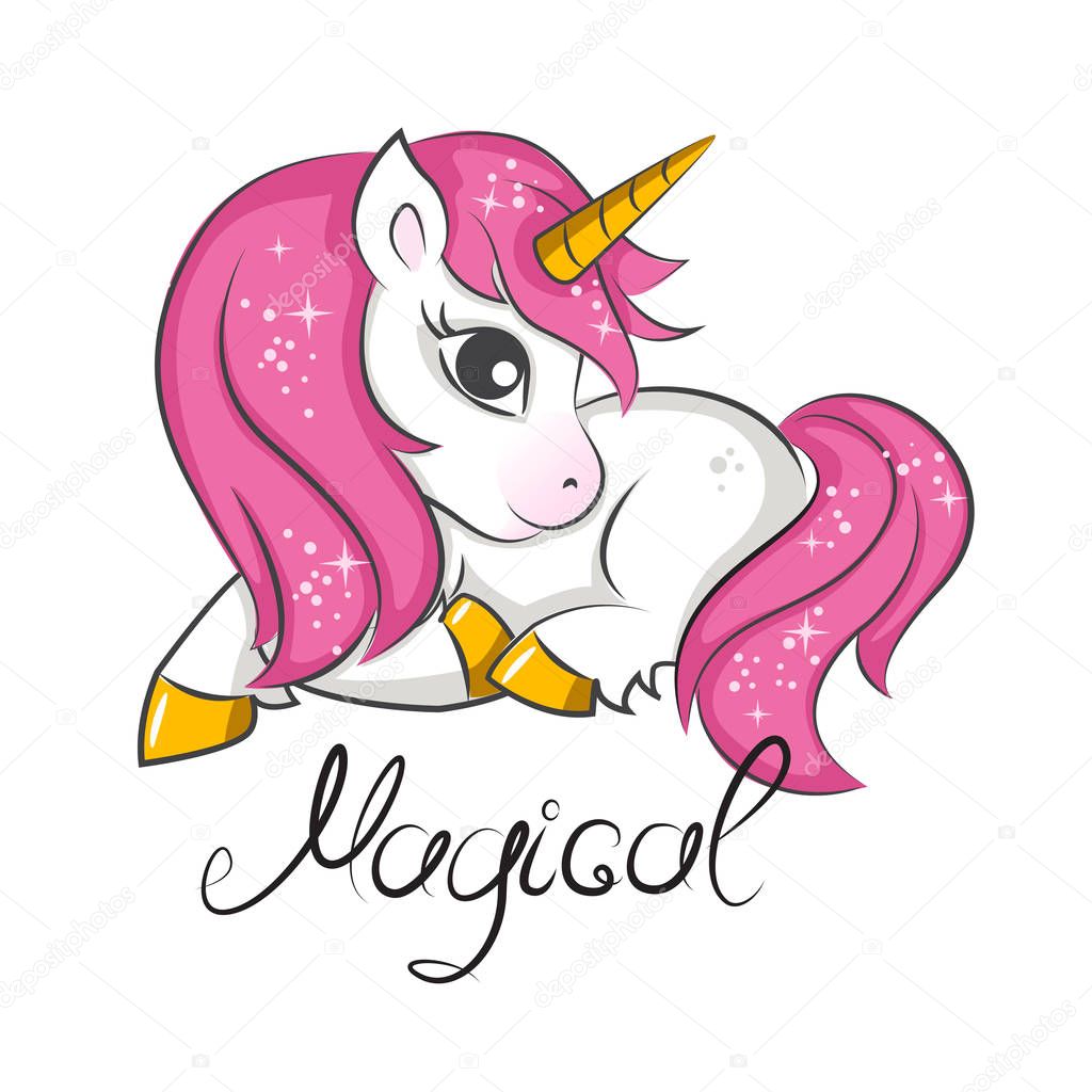 Download Unicorn, Drawing, Cute. Royalty-Free Stock Illustration Image -  Pixabay