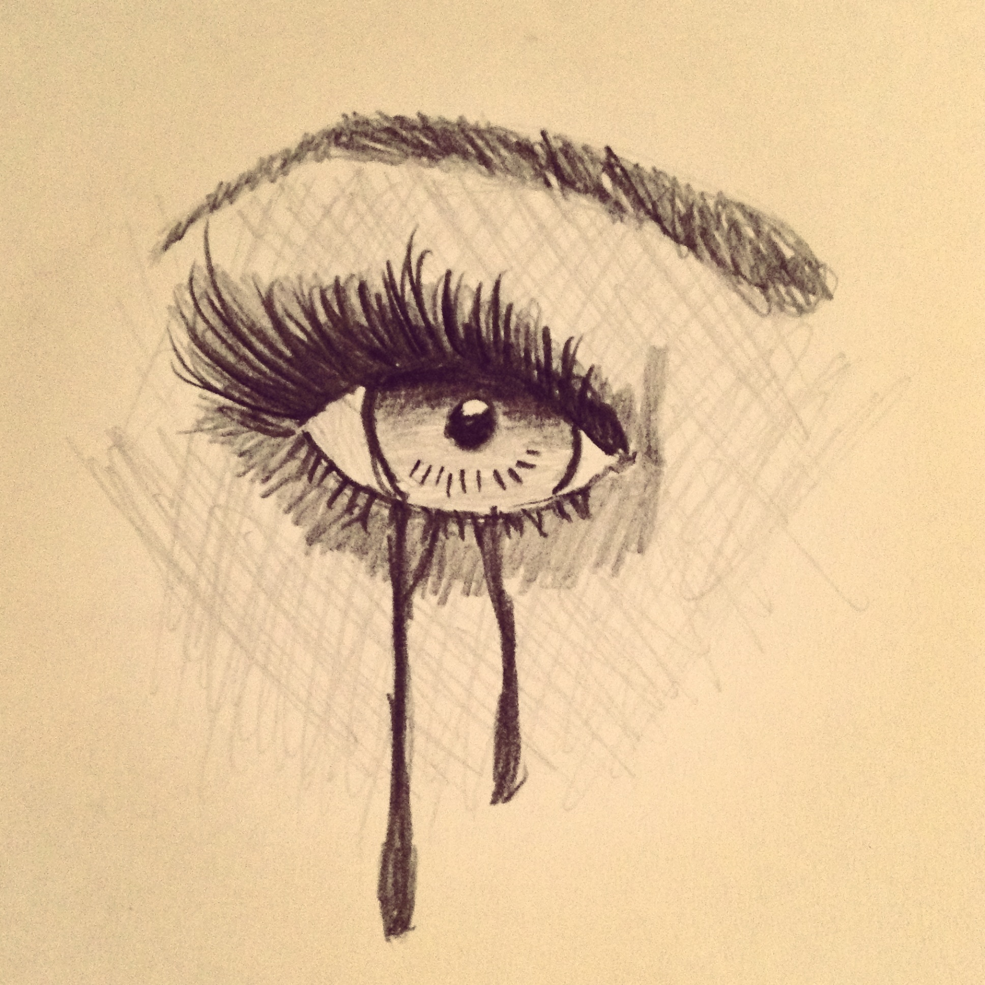 realistic drawings of crying eyes  Clip Art Library