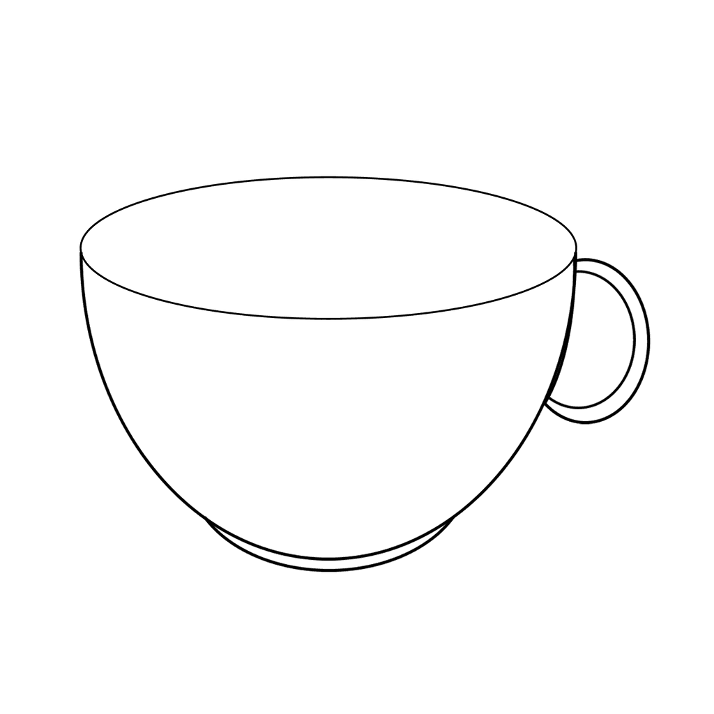 Tea and Coffee Cup Continues Line Art Graphic by subujayd · Creative Fabrica
