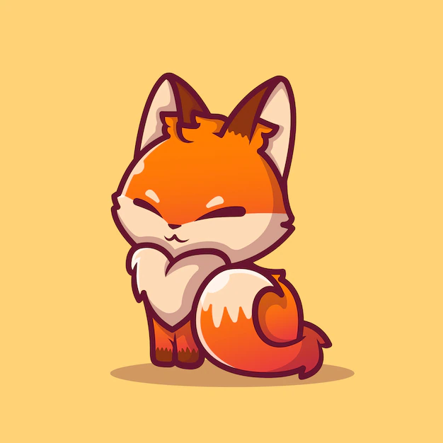 Cute Fox Drawing on Pinterest