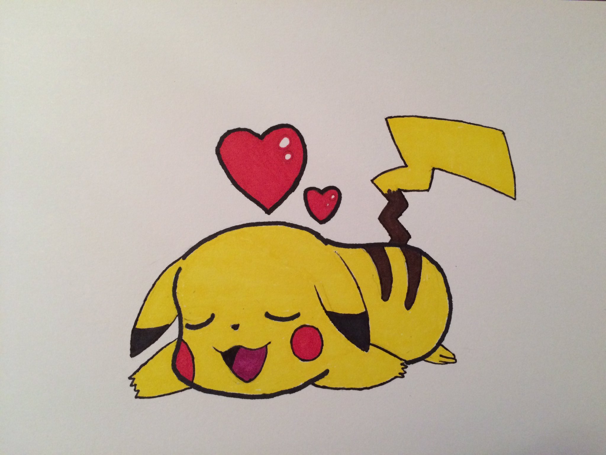 ArtStation - #025 Pikachu Watercolour