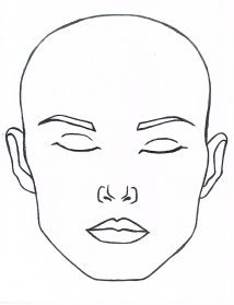 Face Outline Drawing Realistic - Drawing Skill