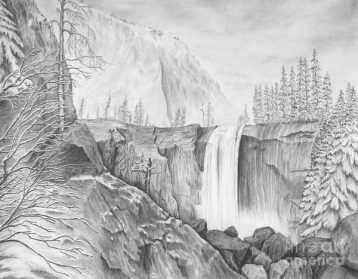 Falls Drawing Image - Drawing Skill