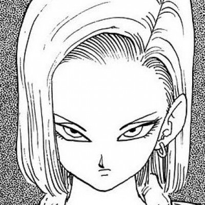 Android 18 Drawing Art