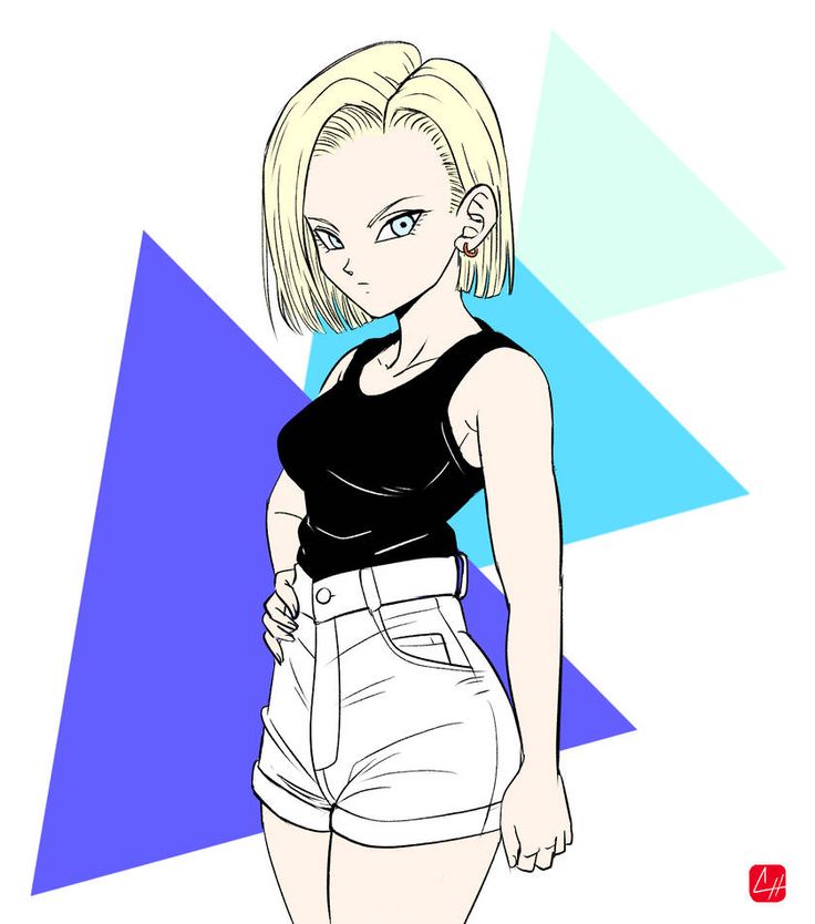 Android 18 Drawing Beautiful Art