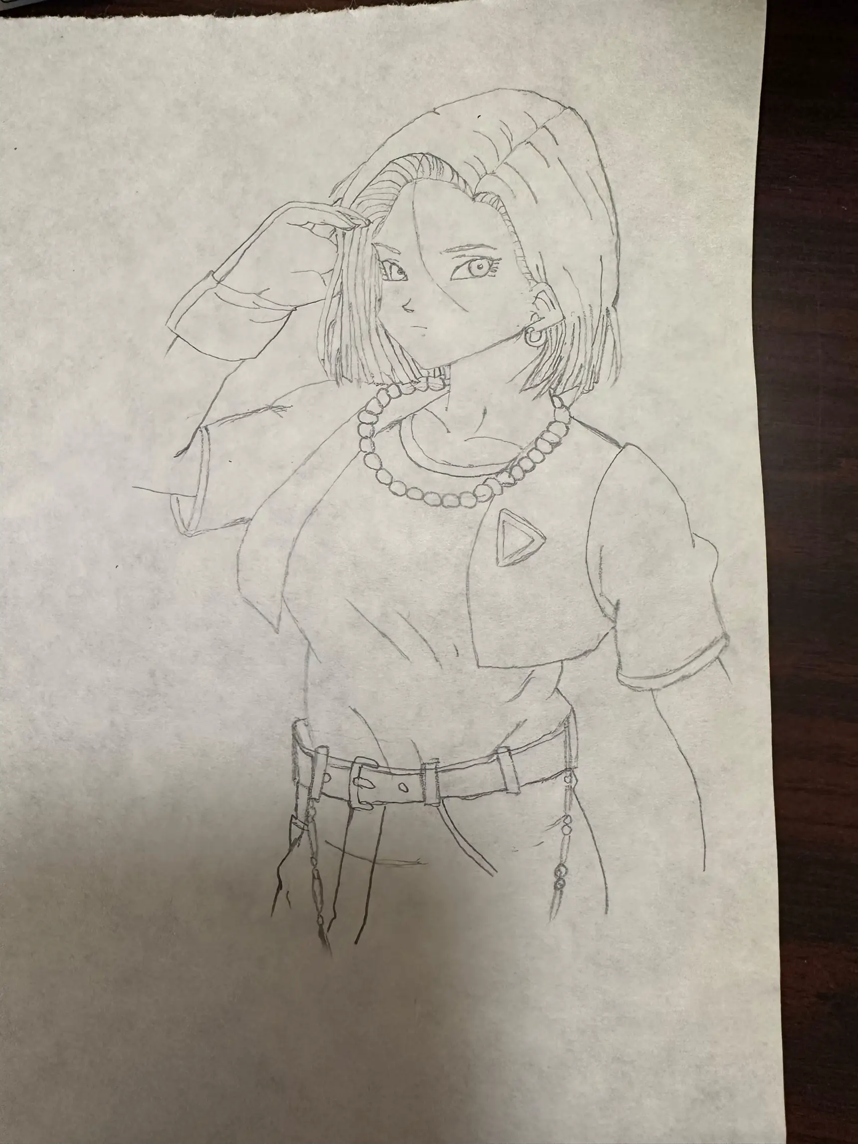 Android 18 Drawing Beautiful Image