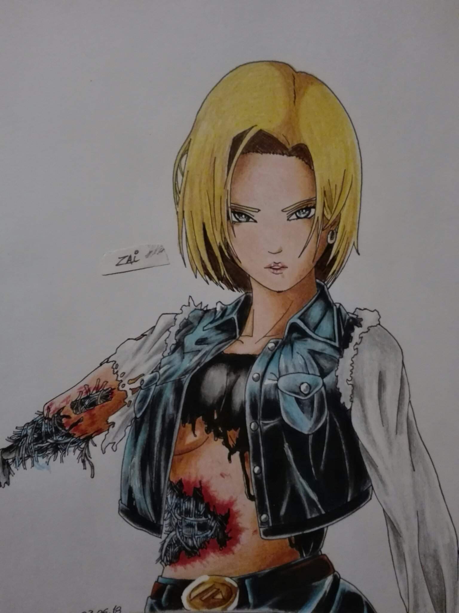 Android 18 Drawing Creative Art