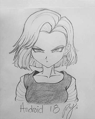 Android 18 Drawing Images