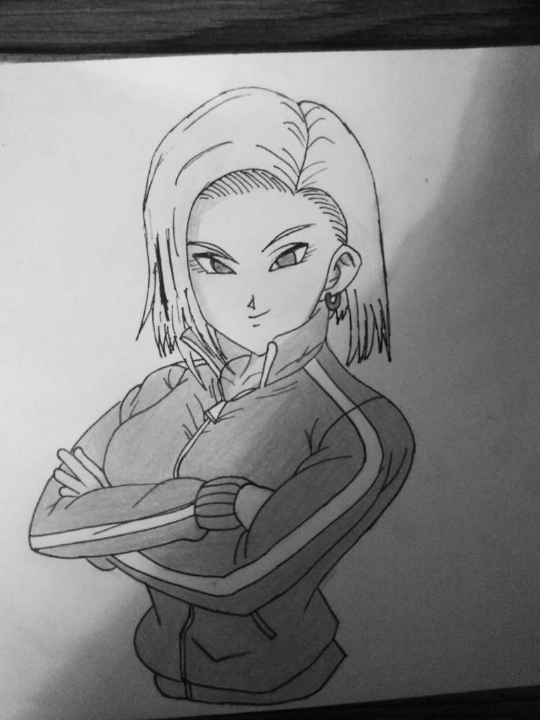 Android 18 Drawing Sketch