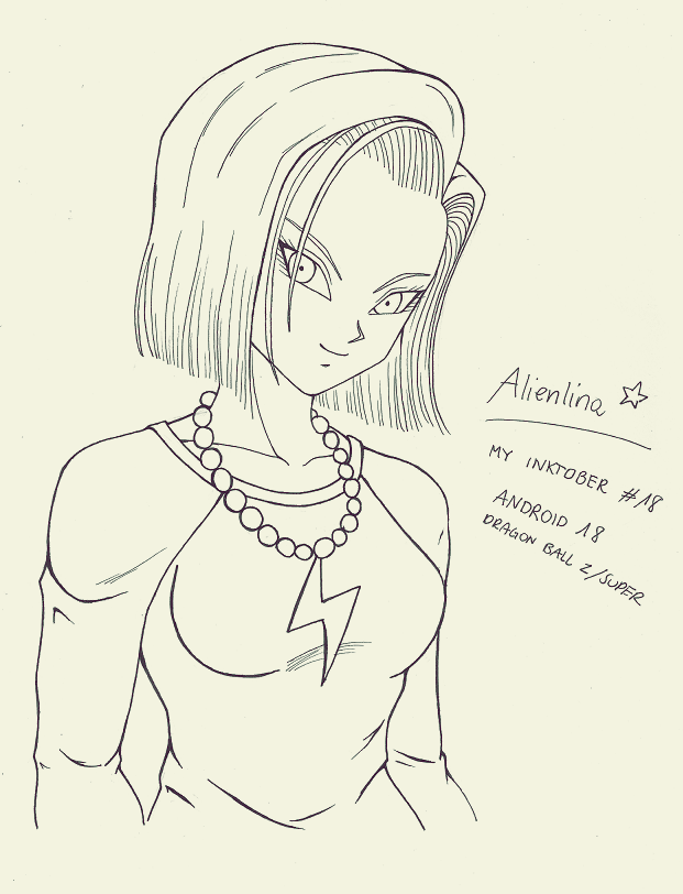 Android 18 Drawing