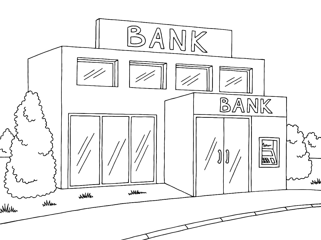 Bank Drawing Amazing