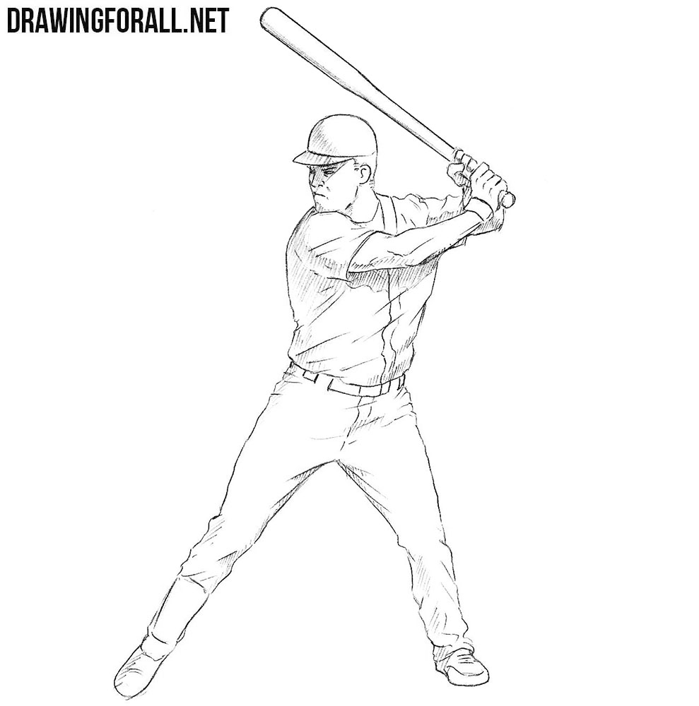 Baseball Drawing Sketch