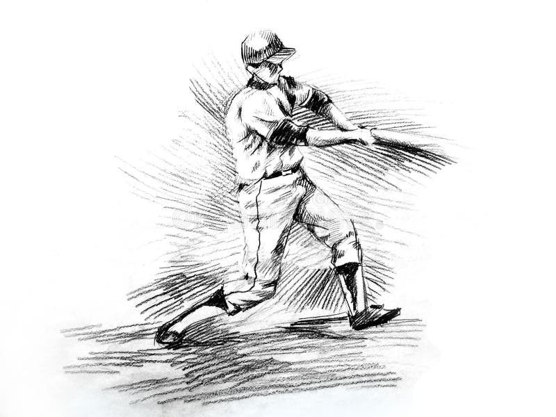 Baseball Player Drawing Photo