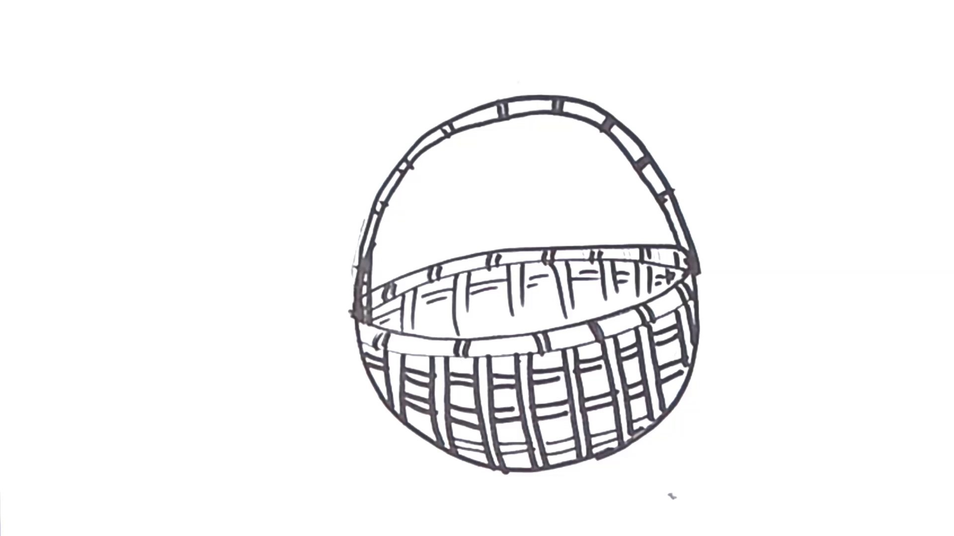 Basket Drawing Image