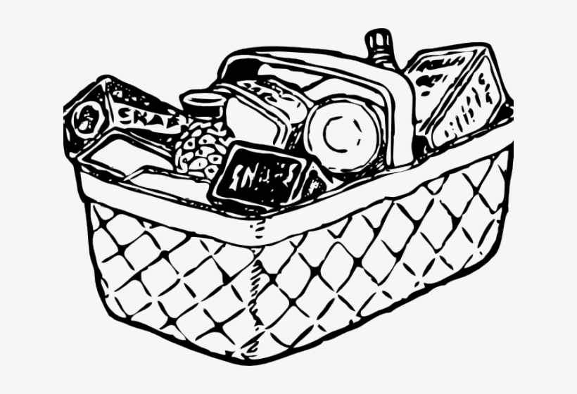 Basket Drawing Pictures