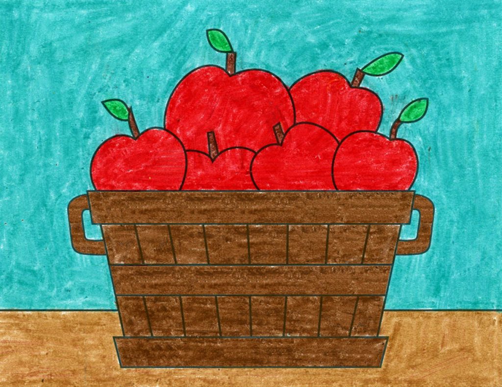 Basket Drawing Sketch