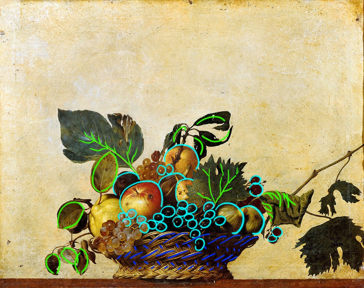 Basket Fruit Drawing Image