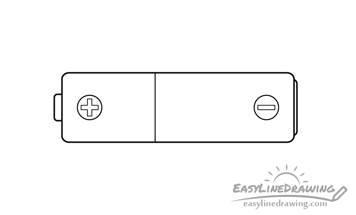 Batteries Drawing Beautiful Image