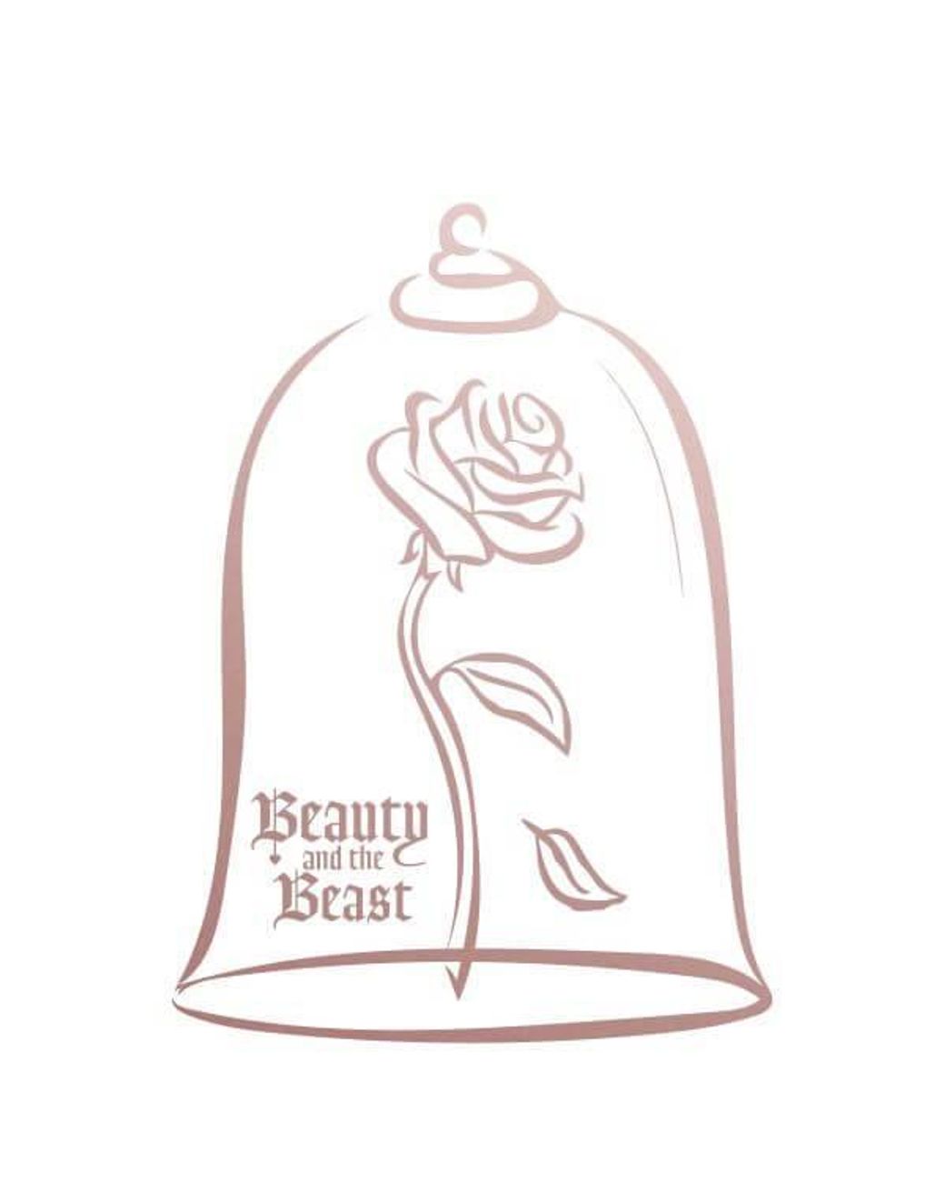 Beauty And The Beast Rose Drawing Image