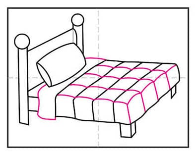 Bed Drawing Amazing