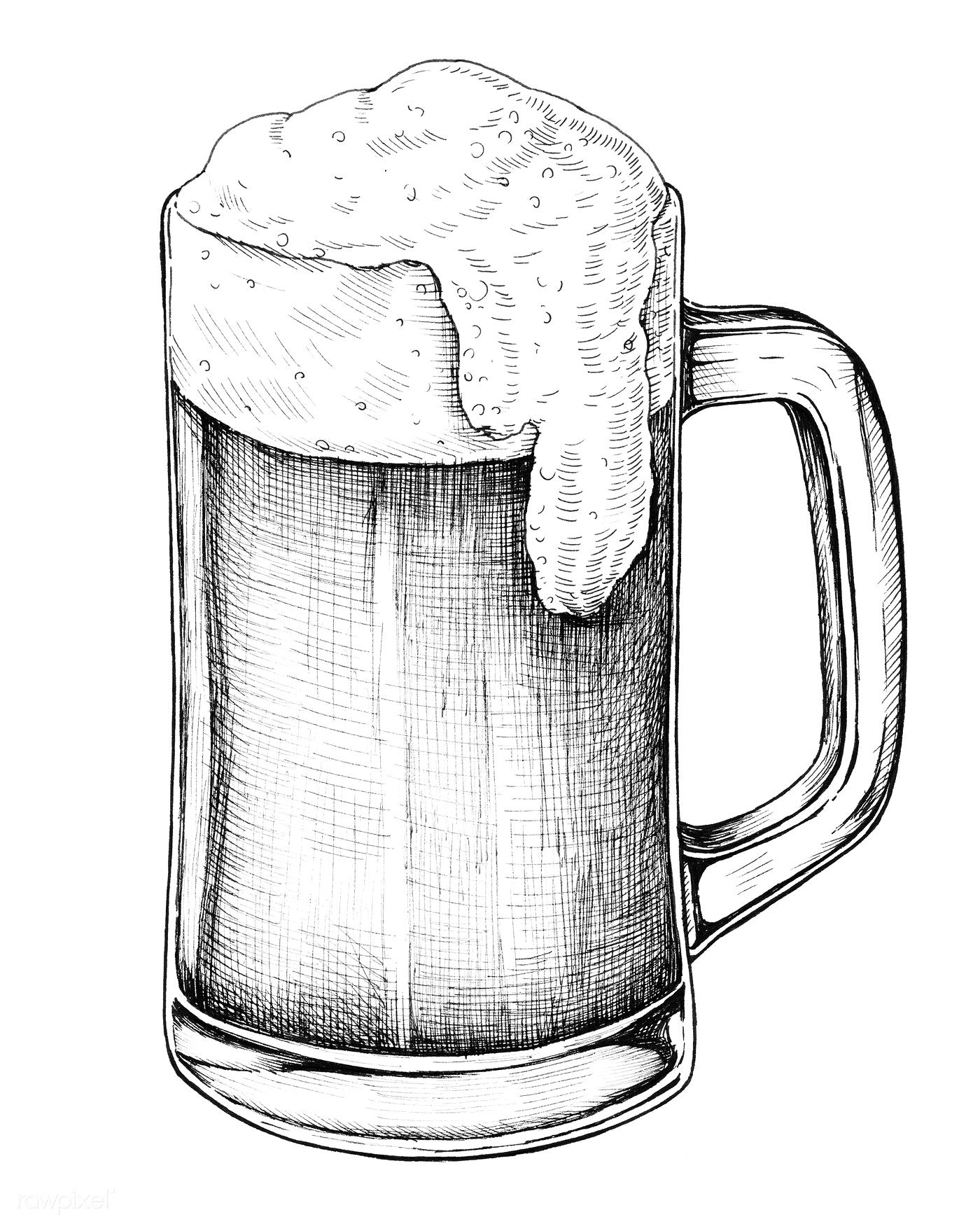 Beer Drawing Sketch