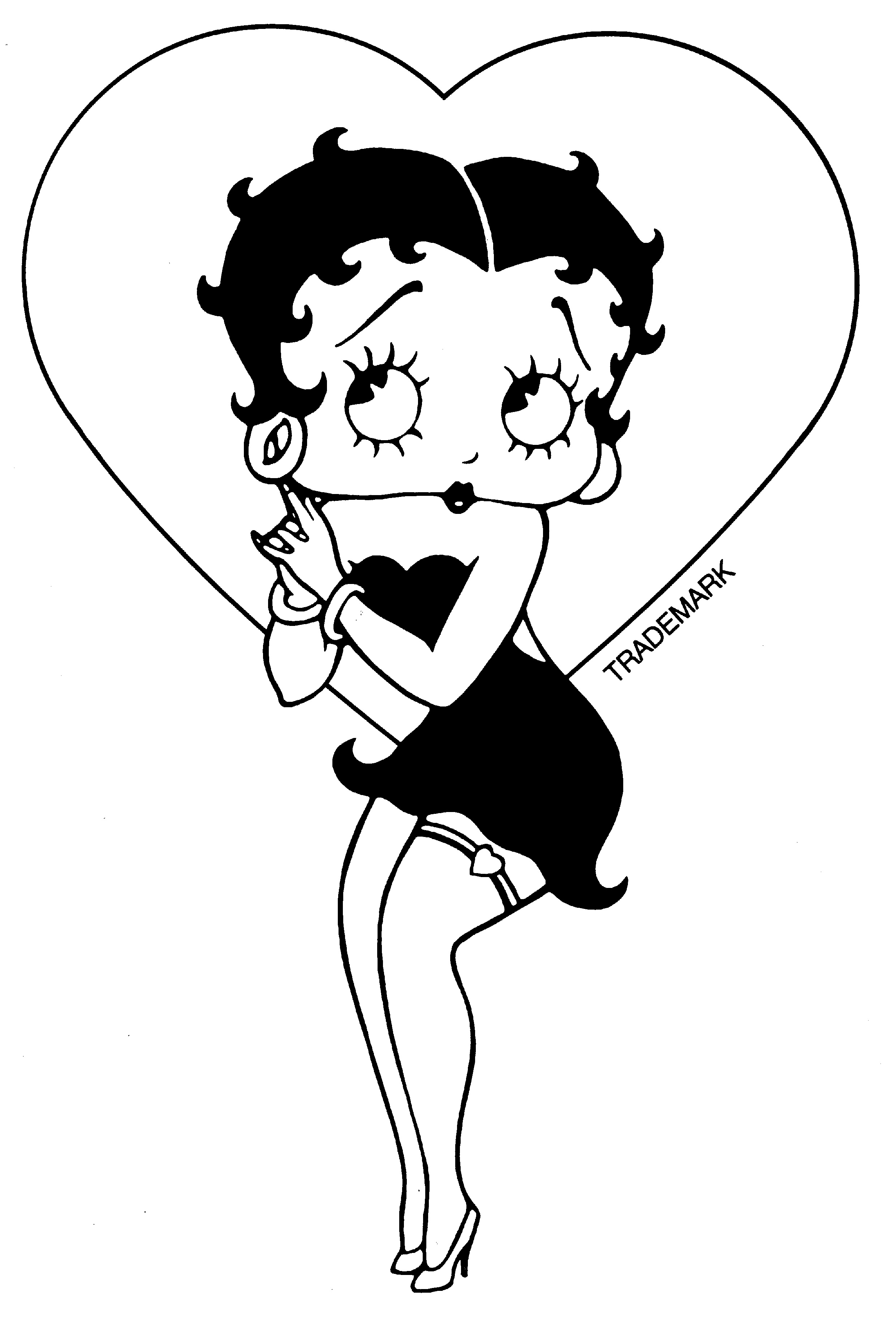 Betty Boop Drawing Amazing