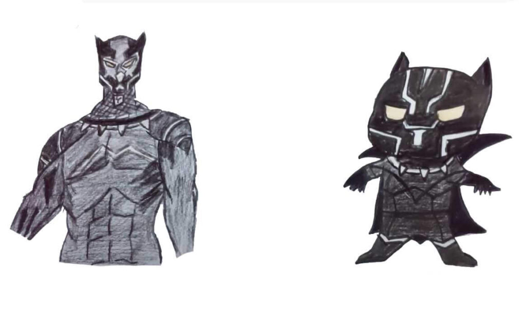 Black Panther Drawing Realistic