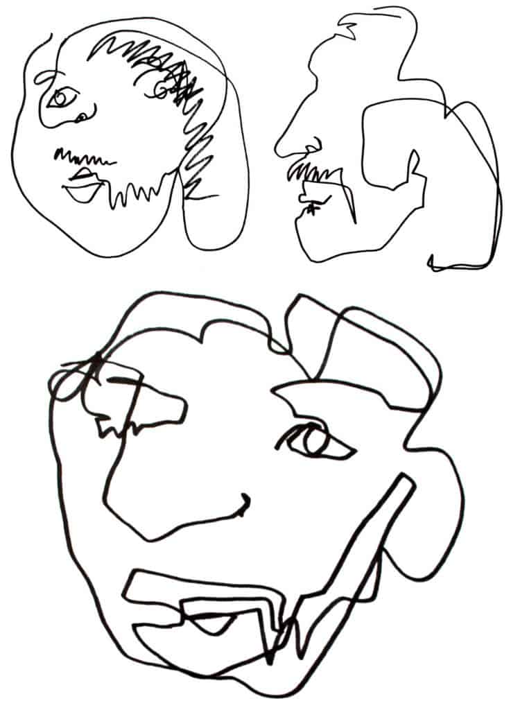 Blind Contour Drawing Pic