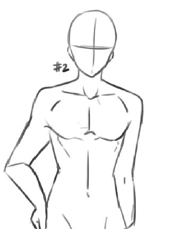 male base 1 | Drawing anime bodies, Cool drawings, Human drawing