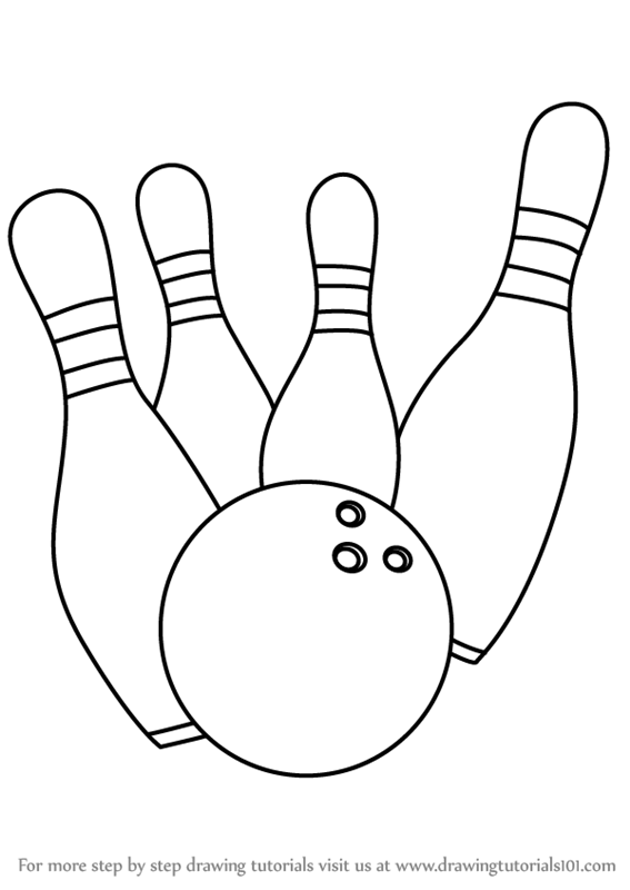 Bowling Drawing Image