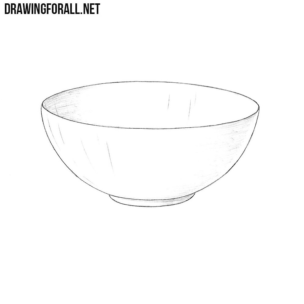 Bowls Drawing Picture